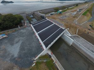 恒見朽網線（大野川）橋梁上部工工事（3-6）　【北九州市】（令和4年度）