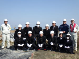 福岡県立　若松高等学校　11名　現場見学会　開催！（平成31年2月21日）