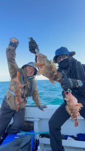 釣りサークル活動報告（4月11日 蓋井島釣行）